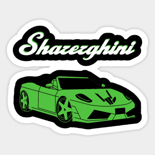 sharerghini Merch Sticker